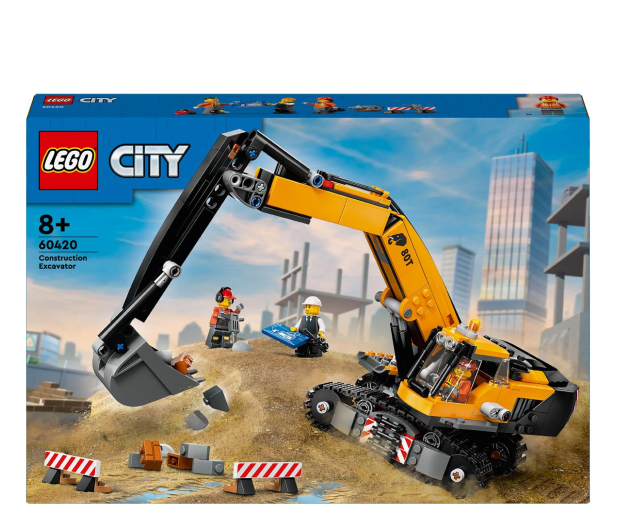 LEGO City 60420 Żółta koparka - 1248934 - zdjęcie